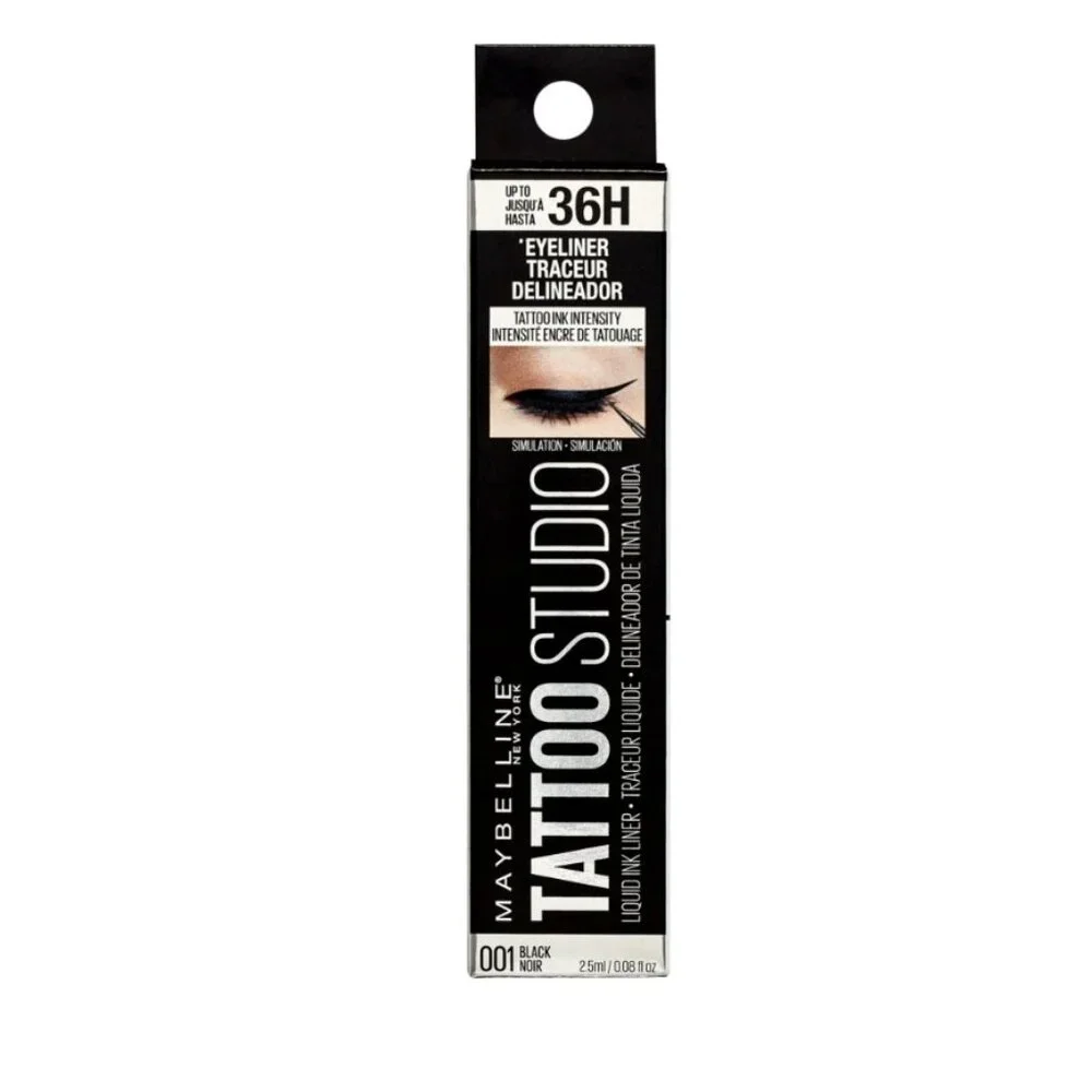 Maybelline New York Tattoo Studio Liquid Ink Liner - 001 Black Noir